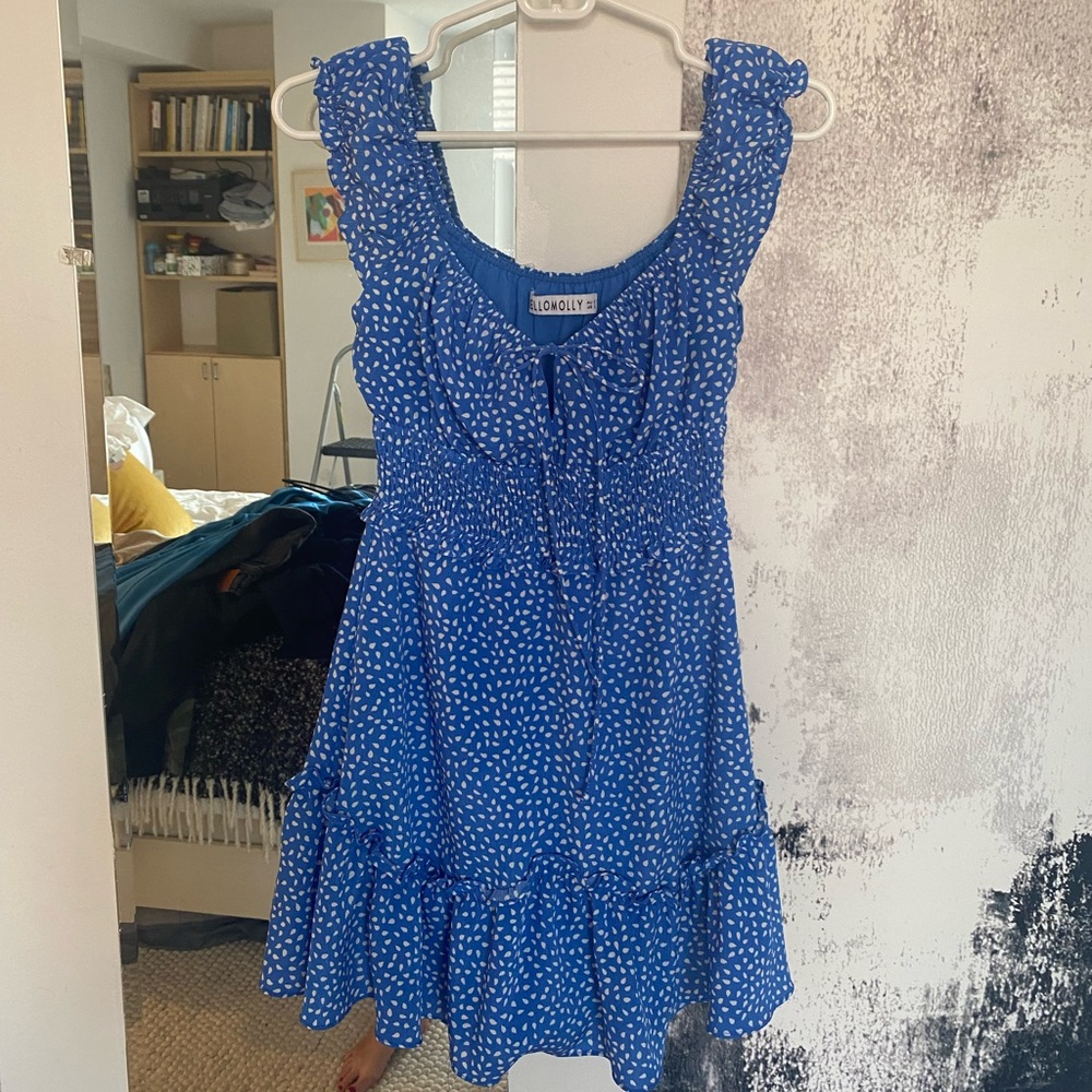 Blue Mini Dress - Hello Molly - Size Small